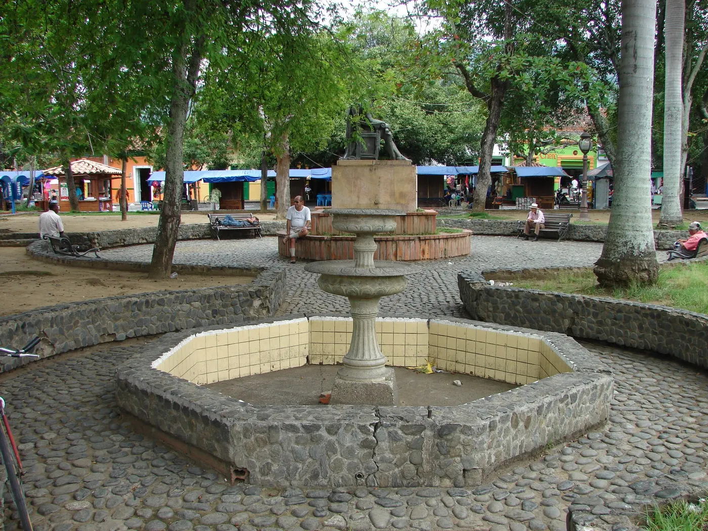 Fuente de la plaza mayor de Santa Fe de Antioquia